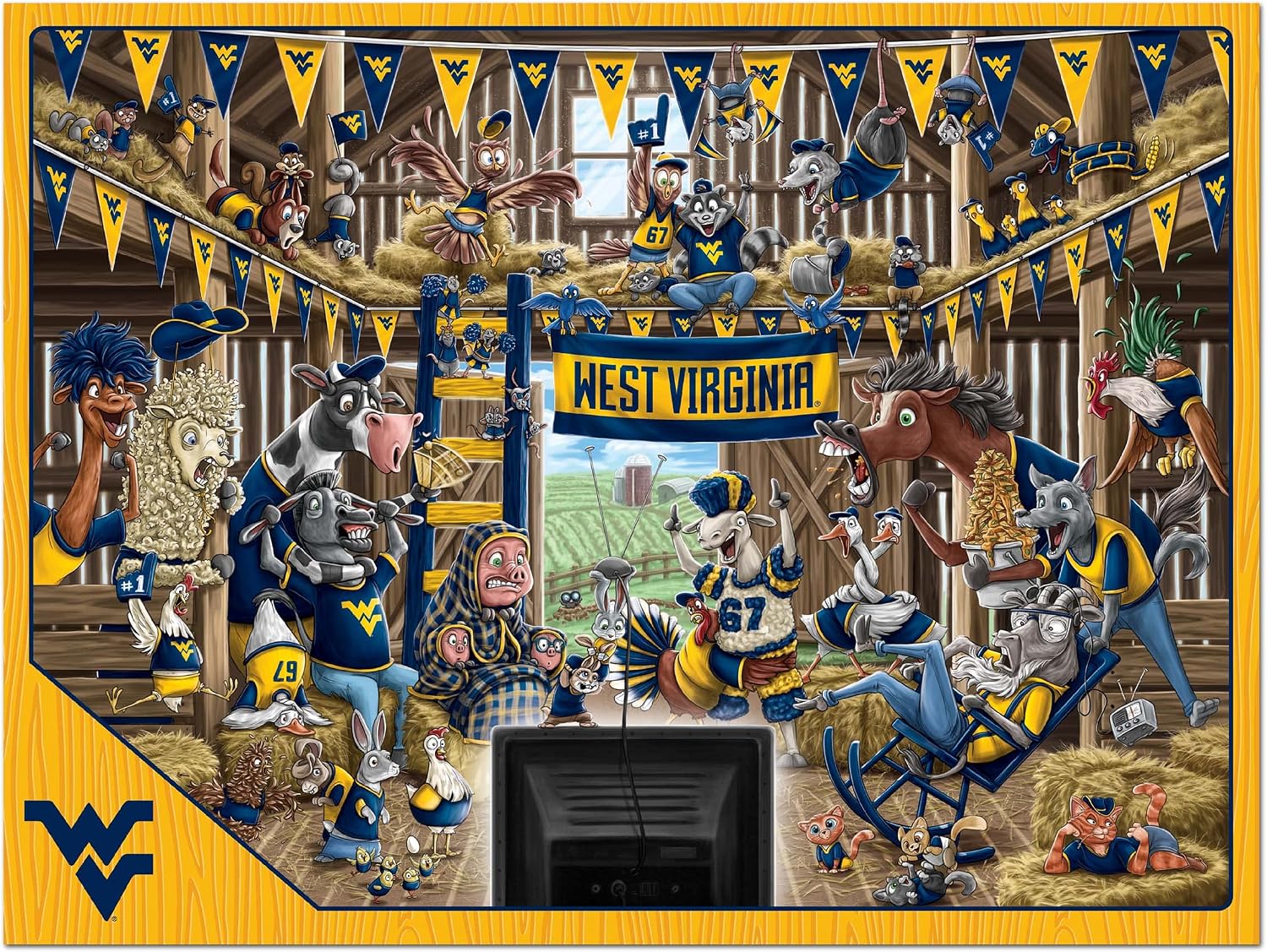 ROMPECABEZAS YOUTHEFAN NCAA BARNYARD FANS 500 PIEZAS - 3