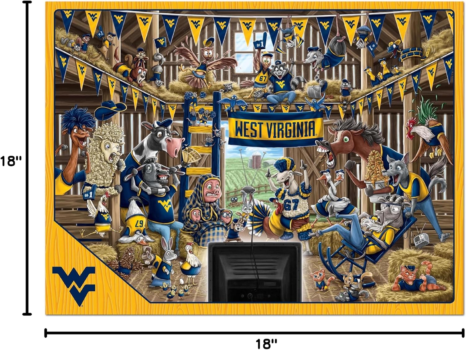ROMPECABEZAS YOUTHEFAN NCAA BARNYARD FANS 500 PIEZAS - 5