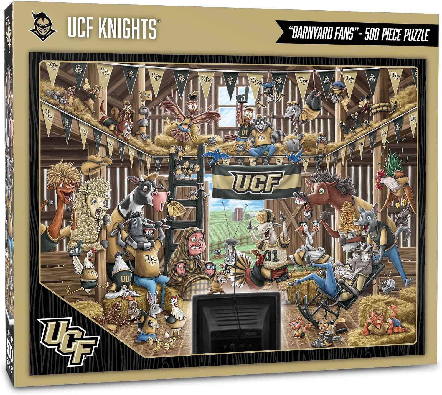 ROMPECABEZAS YOUTHEFAN NCAA BARNYARD FANS 500 PIEZAS - 1