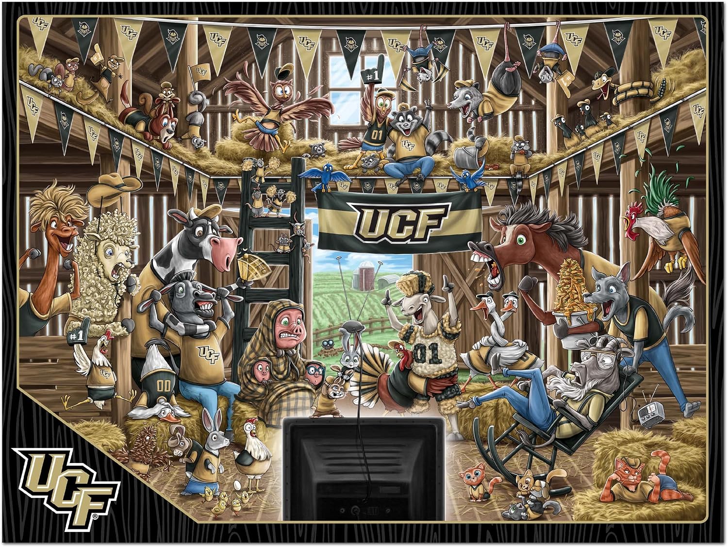 ROMPECABEZAS YOUTHEFAN NCAA BARNYARD FANS 500 PIEZAS - 3
