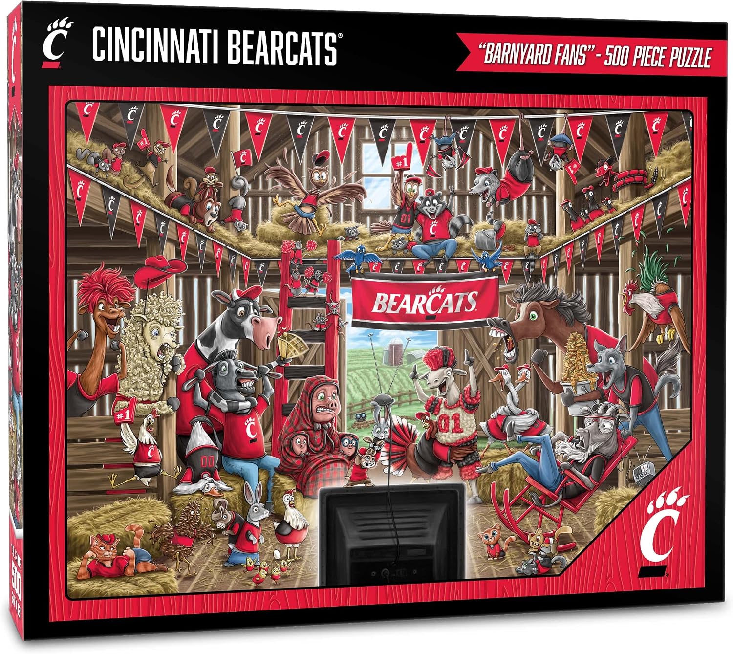 ROMPECABEZAS YOUTHEFAN NCAA BARNYARD FANS 500 PIEZAS - 1