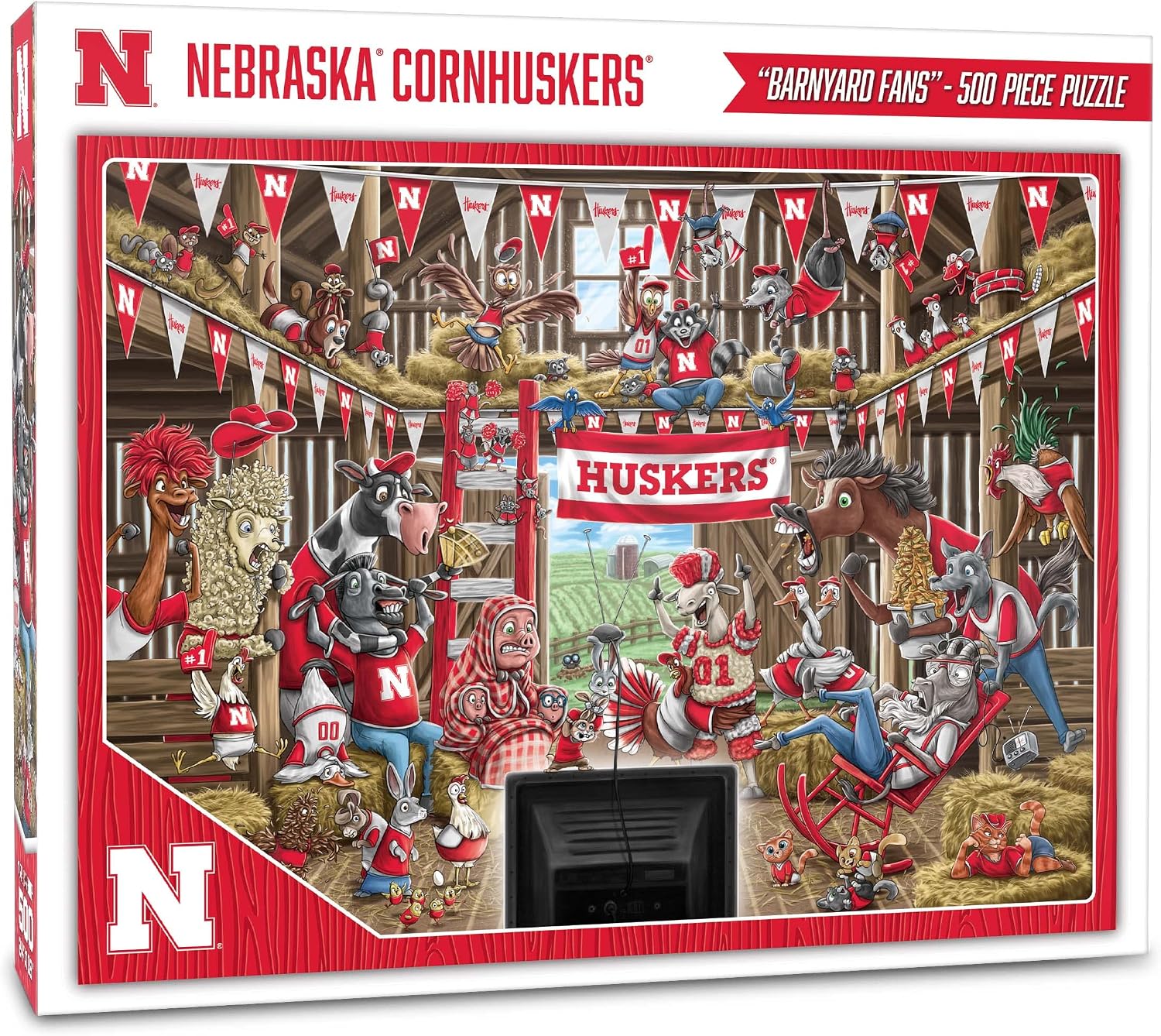 ROMPECABEZAS YOUTHEFAN NCAA BARNYARD FANS 500 PIEZAS - 1