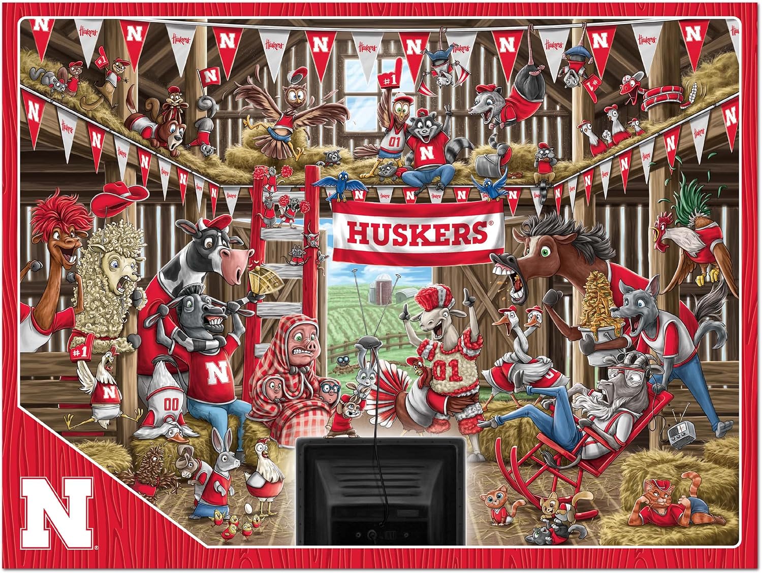 ROMPECABEZAS YOUTHEFAN NCAA BARNYARD FANS 500 PIEZAS - 3