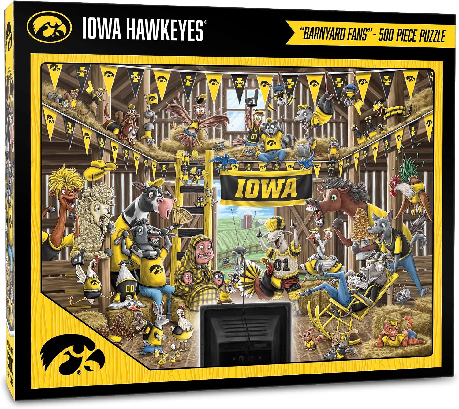 ROMPECABEZAS YOUTHEFAN NCAA BARNYARD FANS 500 PIEZAS - 1