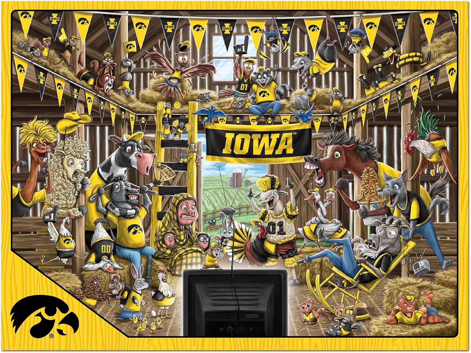 ROMPECABEZAS YOUTHEFAN NCAA BARNYARD FANS 500 PIEZAS - 3