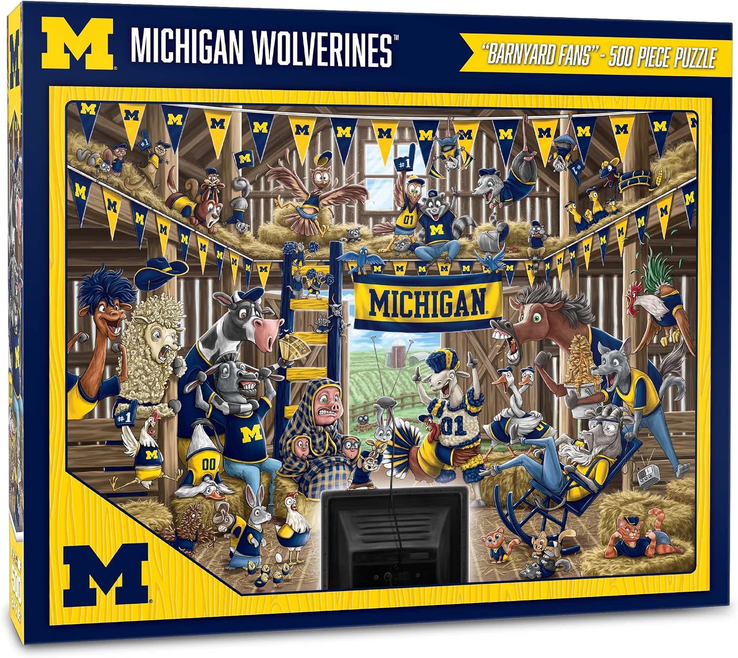 ROMPECABEZAS YOUTHEFAN NCAA BARNYARD FANS 500 PIEZAS - 1