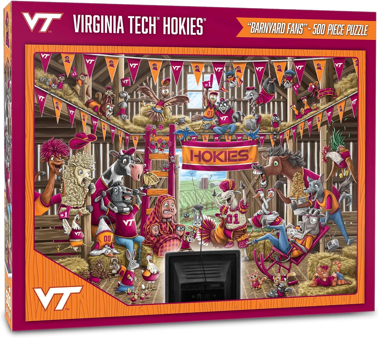 ROMPECABEZAS YOUTHEFAN NCAA BARNYARD FANS 500 PIEZAS - 1