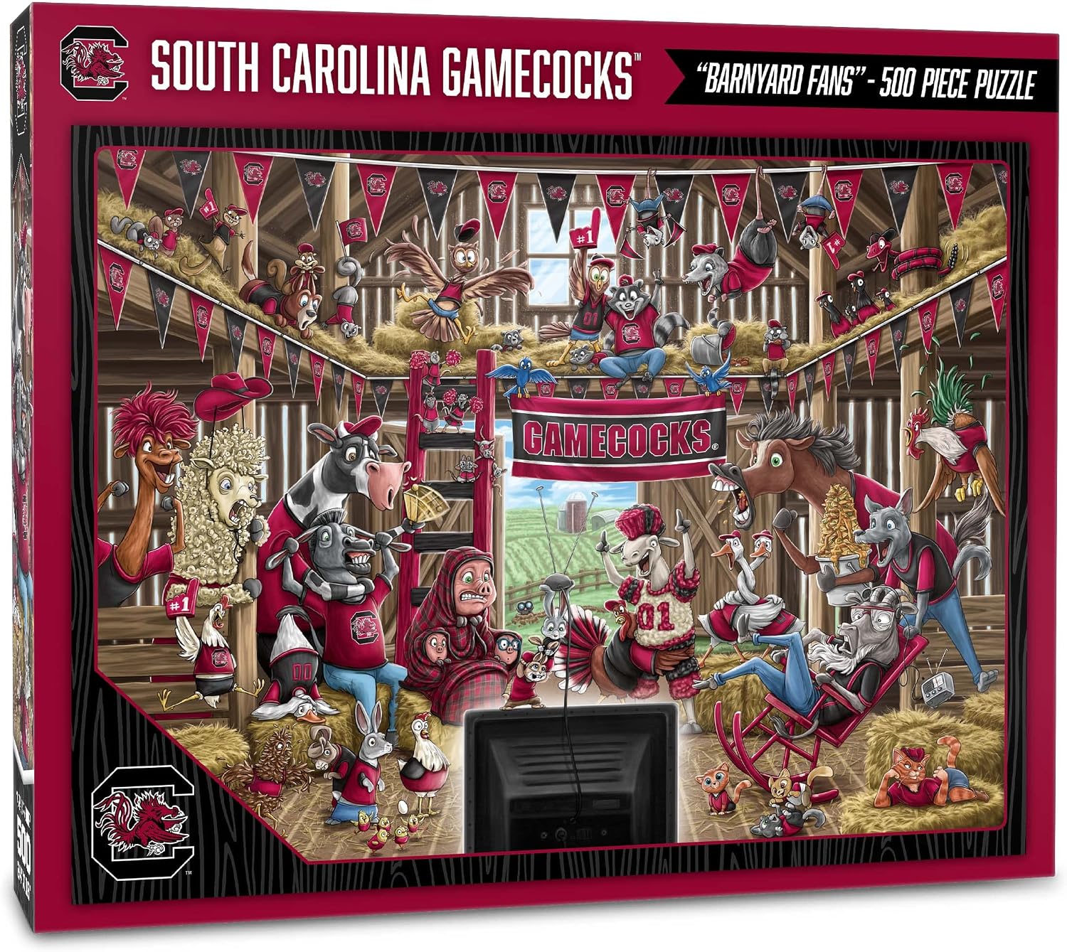 ROMPECABEZAS YOUTHEFAN NCAA BARNYARD FANS 500 PIEZAS - 1