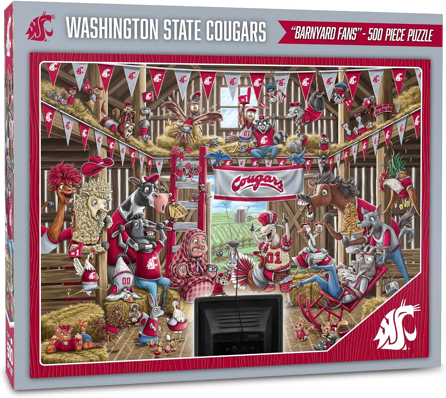 ROMPECABEZAS YOUTHEFAN NCAA BARNYARD FANS 500 PIEZAS - 5