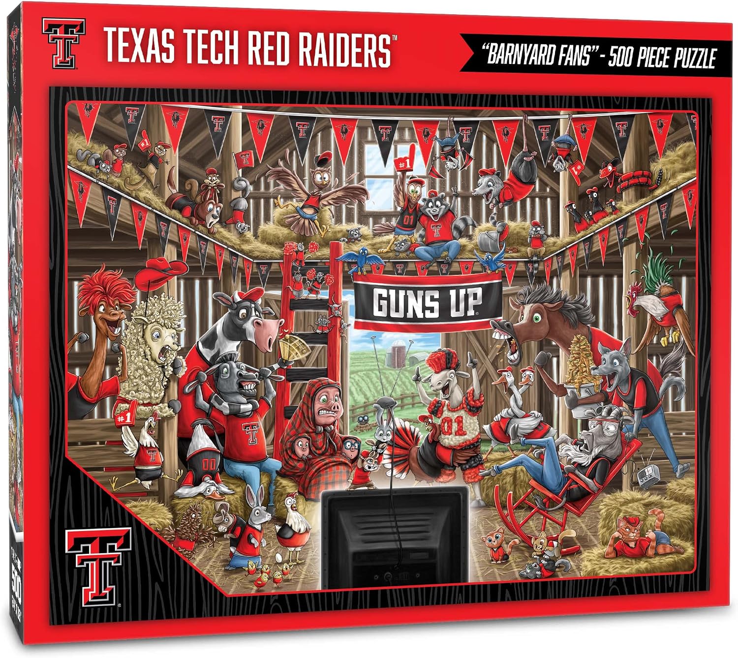 ROMPECABEZAS YOUTHEFAN NCAA BARNYARD FANS 500 PIEZAS - 1