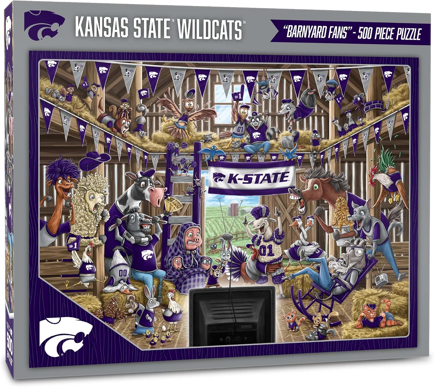 ROMPECABEZAS YOUTHEFAN NCAA BARNYARD FANS 500 PIEZAS - 1