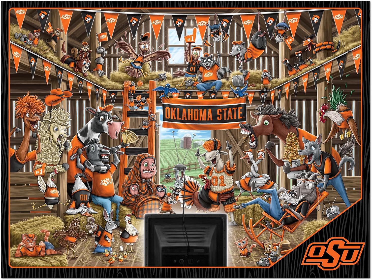 ROMPECABEZAS YOUTHEFAN NCAA BARNYARD FANS 500 PIEZAS - 3