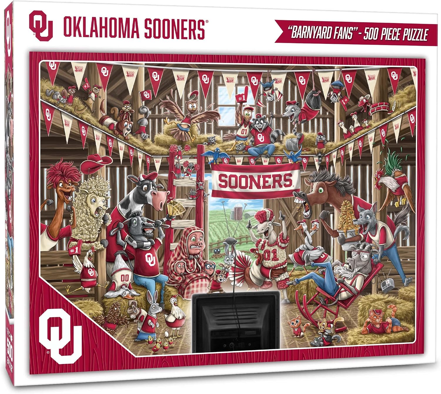 ROMPECABEZAS YOUTHEFAN NCAA BARNYARD FANS 500 PIEZAS - 1