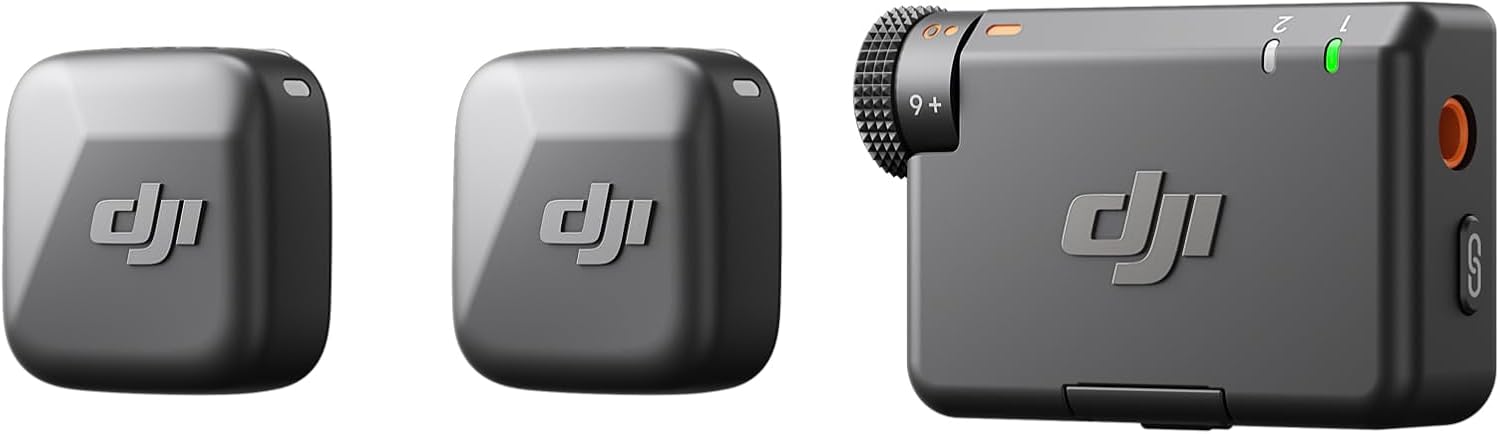 MICRÓFONO DJI MIC MINI INALÁMBRICO 2 TRANSMISORES 1 RECEPTOR - 1
