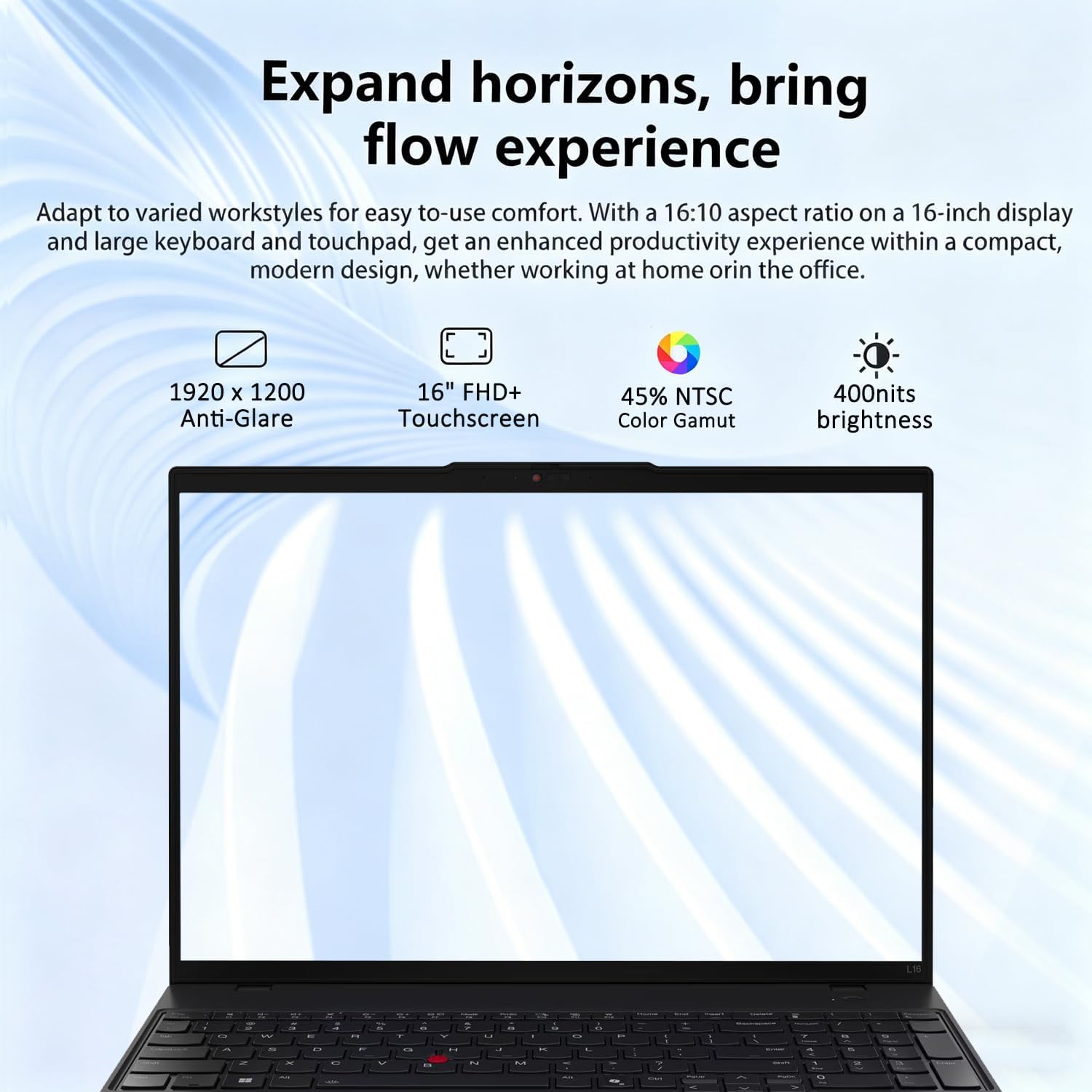 LAPTOP LENOVO THINKPAD L16 GEN 2 16' FHD+ TOUCHSCREEN INTEL CORE ULTRA 5 32GB DDR5 1TB SSD WINDOWS 11 PRO - 4
