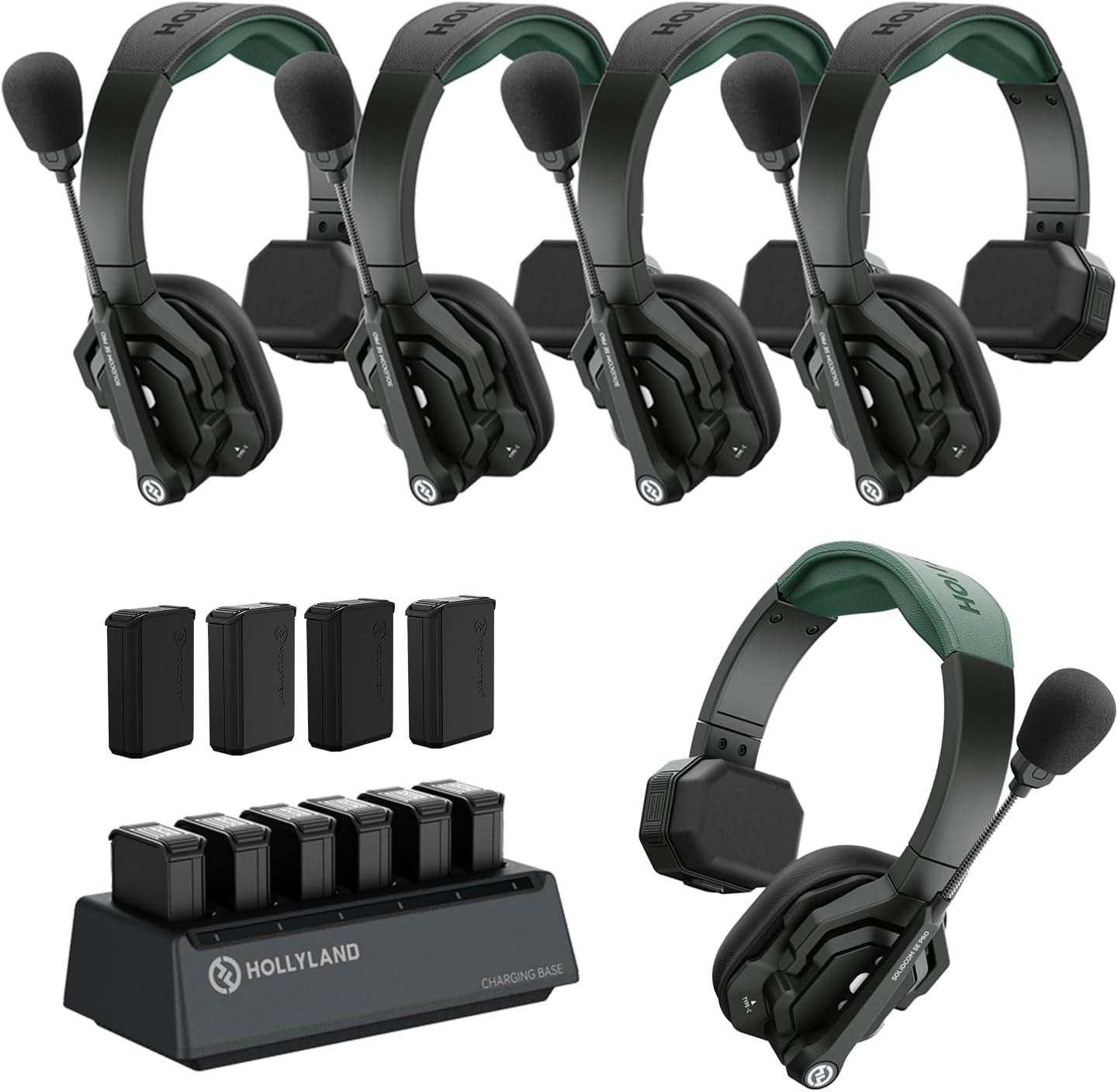 MICRÓFONO INALÁMBRICO HOLLYLAND SOLIDCOM SE PRO SISTEMA INTERCOM 5 USUARIOS 1.9GHZ - 1