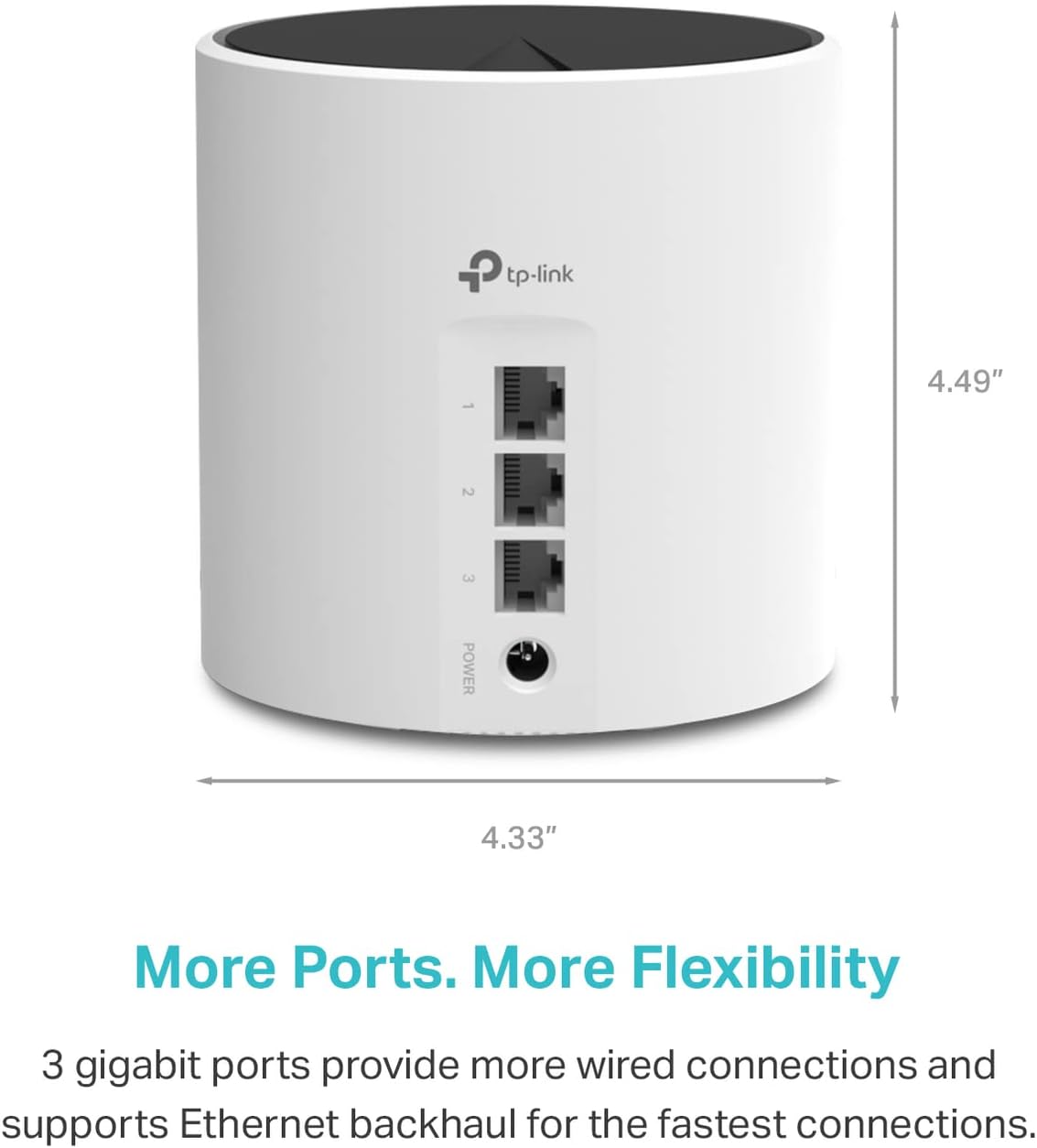 ROUTER TP-LINK DECO X55 AX3000 WIFI 6 MESH 1-PACK - 4