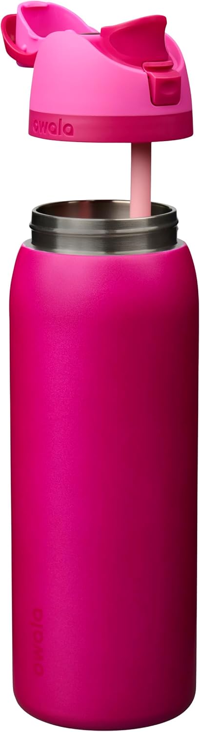BOTELLA DE AGUA OWALA FREESIP ACERO INOXIDABLE 40 OZ READ MY LIPS - 2