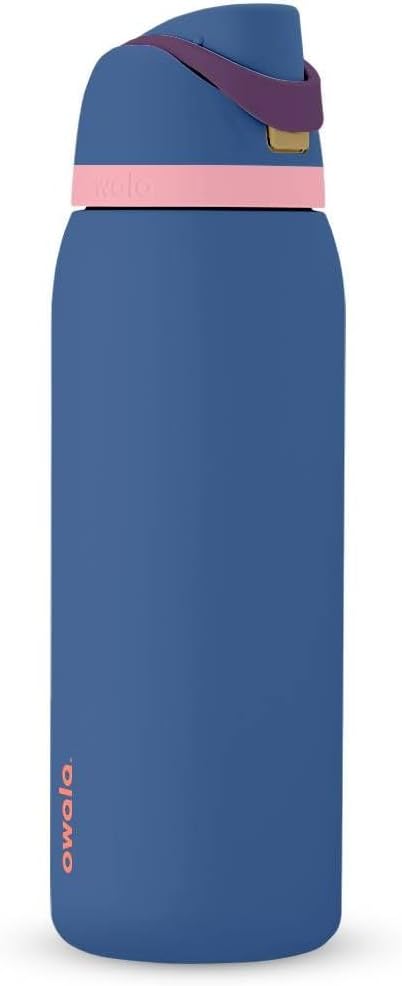 BOTELLA DE AGUA OWALA FREESIP ACERO INOXIDABLE 40 OZ AZUL - 1