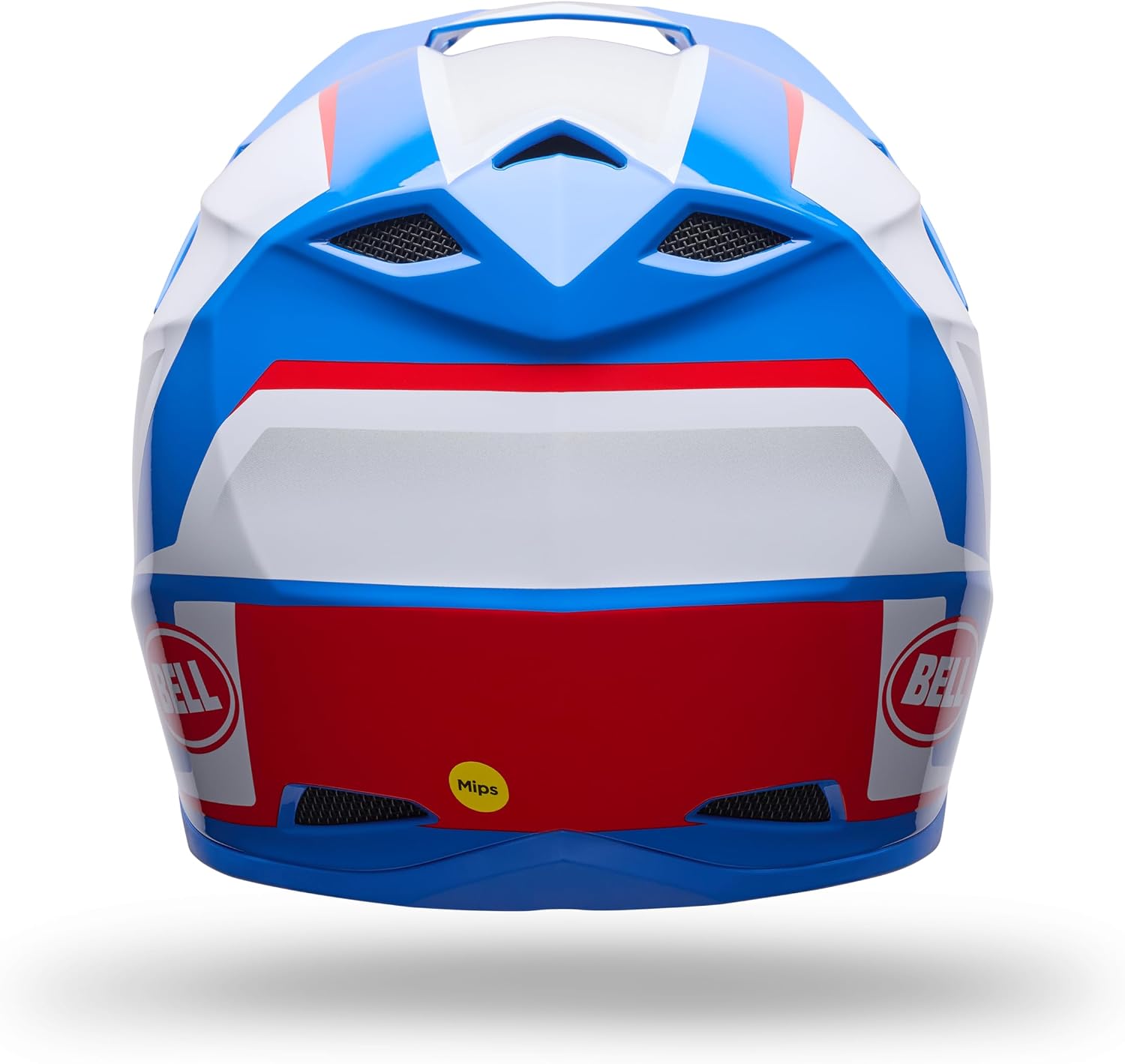 CASCO BELL YOUTH MX-10 MIPS DIRT BIKE BLANCO/ROJO/AZUL TALLA MEDIANA - 4