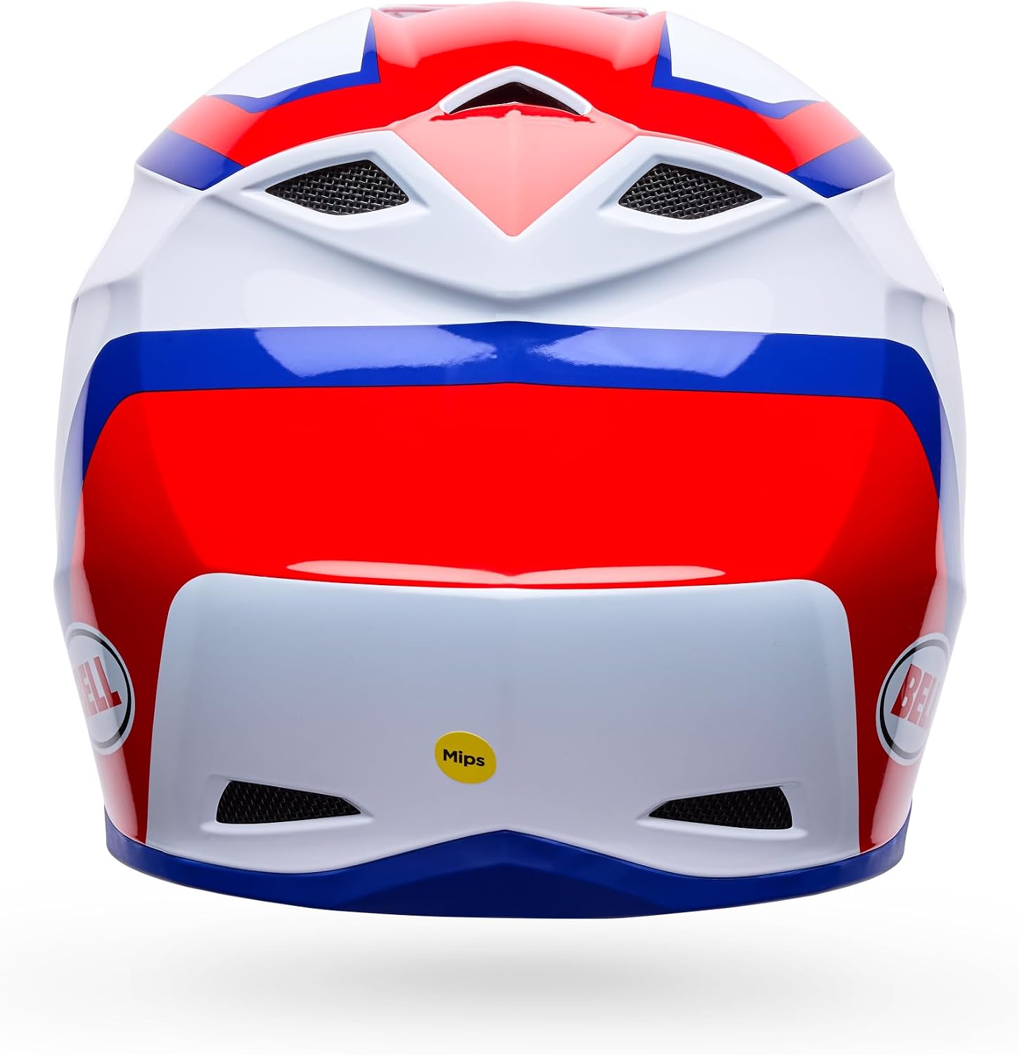 CASCO BELL MX-10 MIPS ROJO/BLANCO DYNO TALLA LARGE - 4
