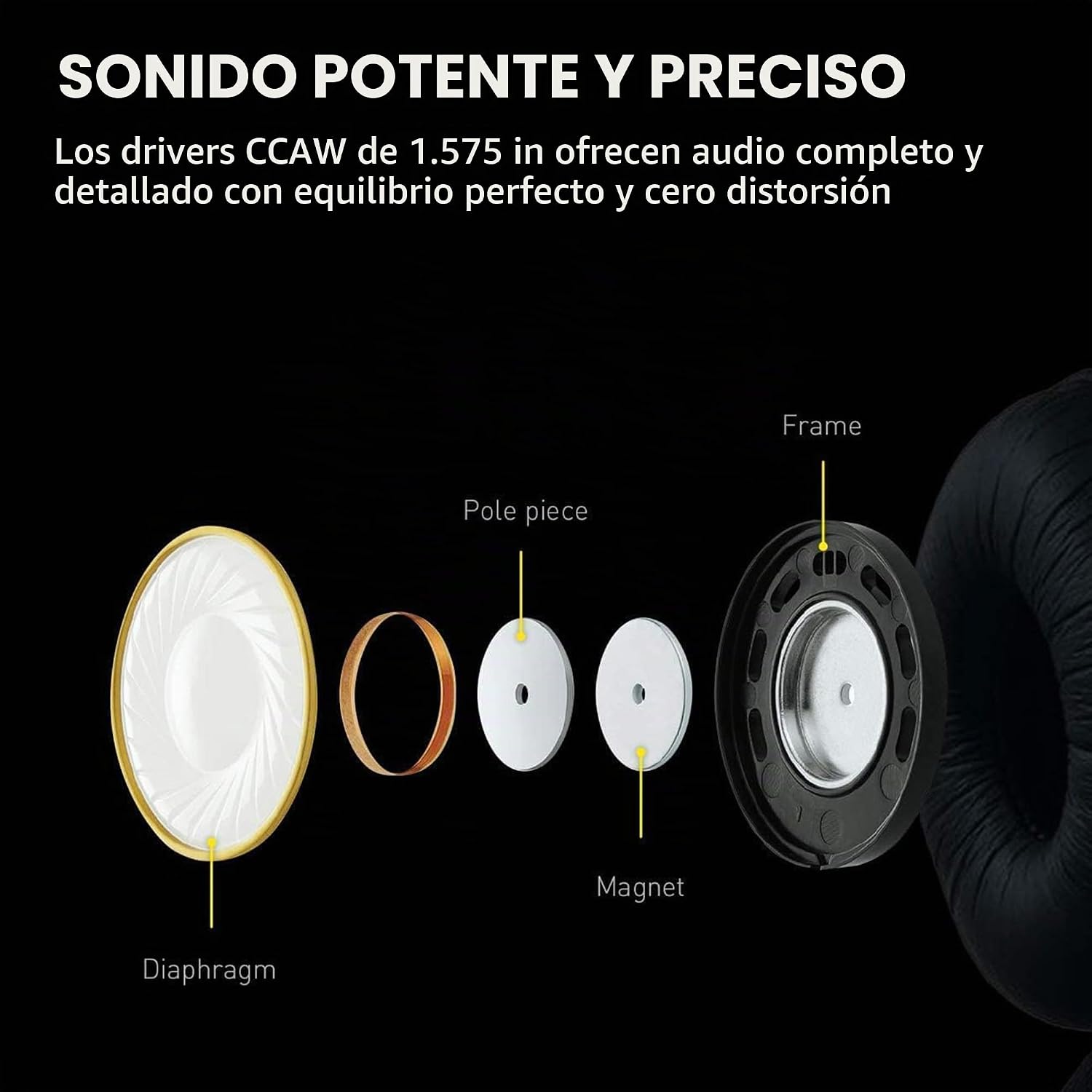 AUDÍFONOS TECHNICS PROFESSIONAL DJ EAH-DJ1200 NEGRO - 3