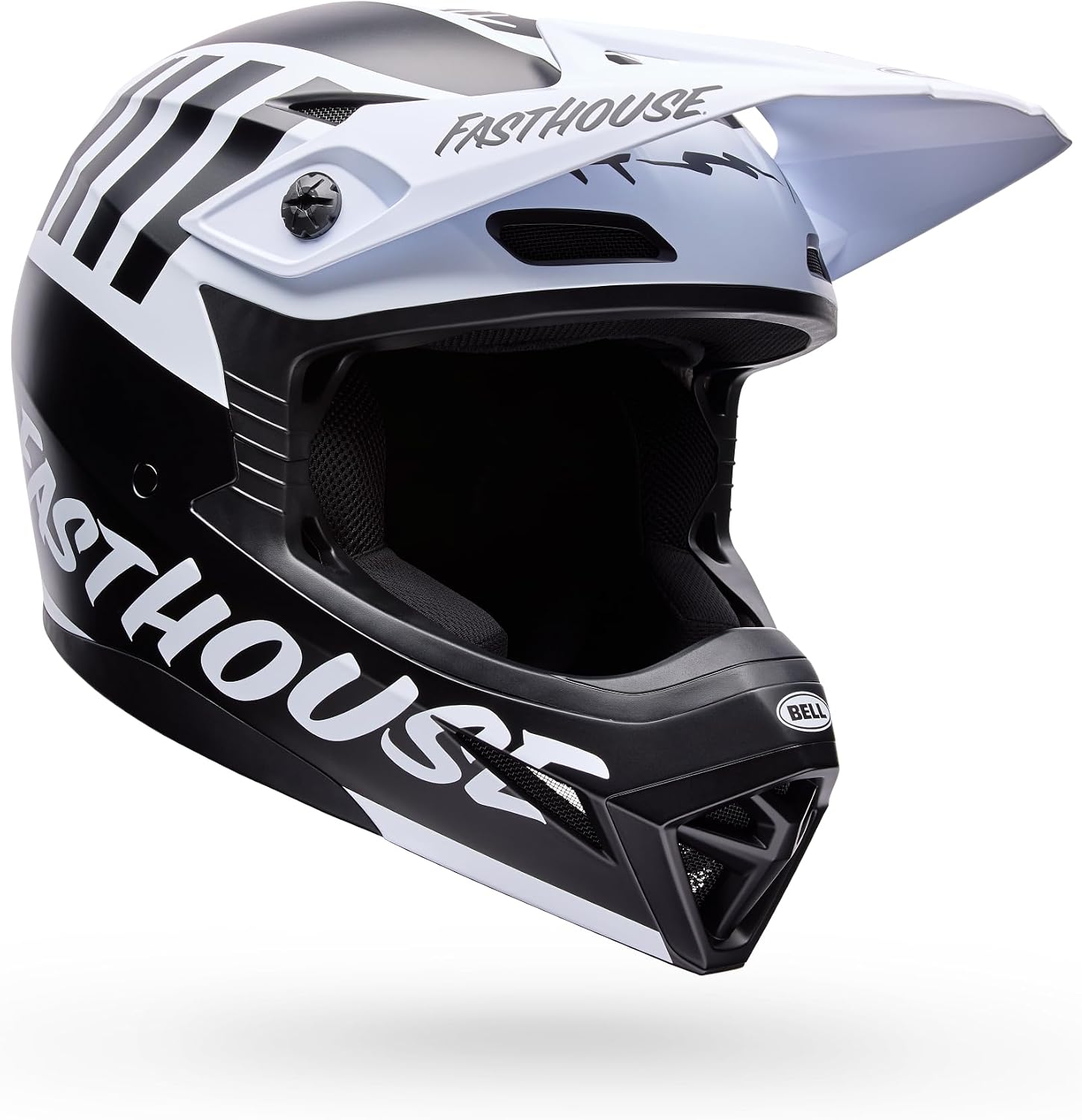 CASCO BELL MX-10 MIPS BLACK/WHITE FASTHOUSE TALLA S - 2