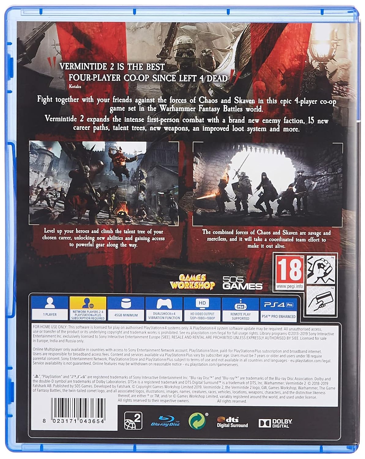 VIDEOJUEGO WARHAMMER VERMINTIDE 2 DELUXE EDITION PS4 - 2
