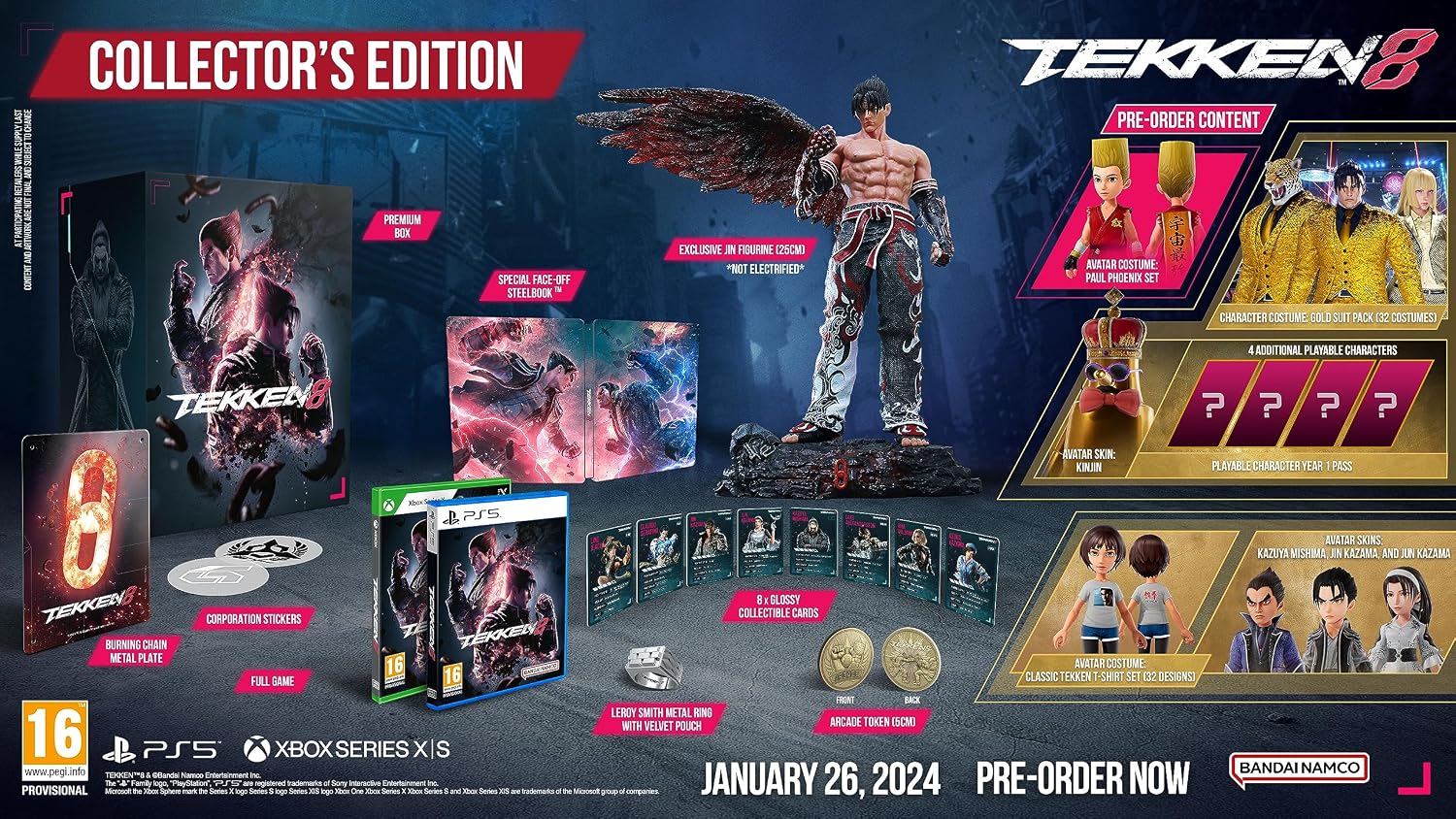 VIDEOJUEGO TEKKEN 8 COLLECTOR'S EDITION PARA XBOX SERIES X - 1
