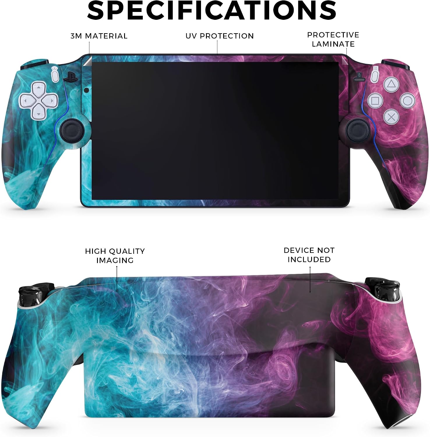 SKIN PARA PS5 PORTAL REMOTE PLAYER MYSTIC SMOKE MIGHTYSKINS - 2