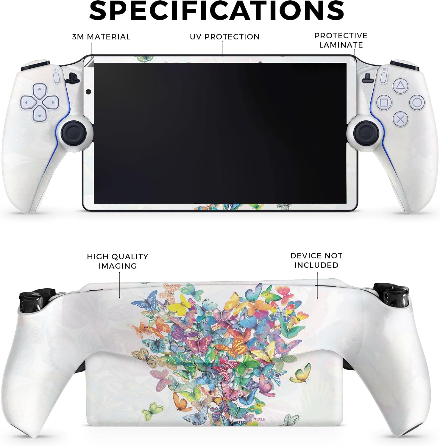 SKIN GLOSSY GLITTER GAMING PARA PS5 PORTAL REMOTE PLAYER WILDHEART - 2