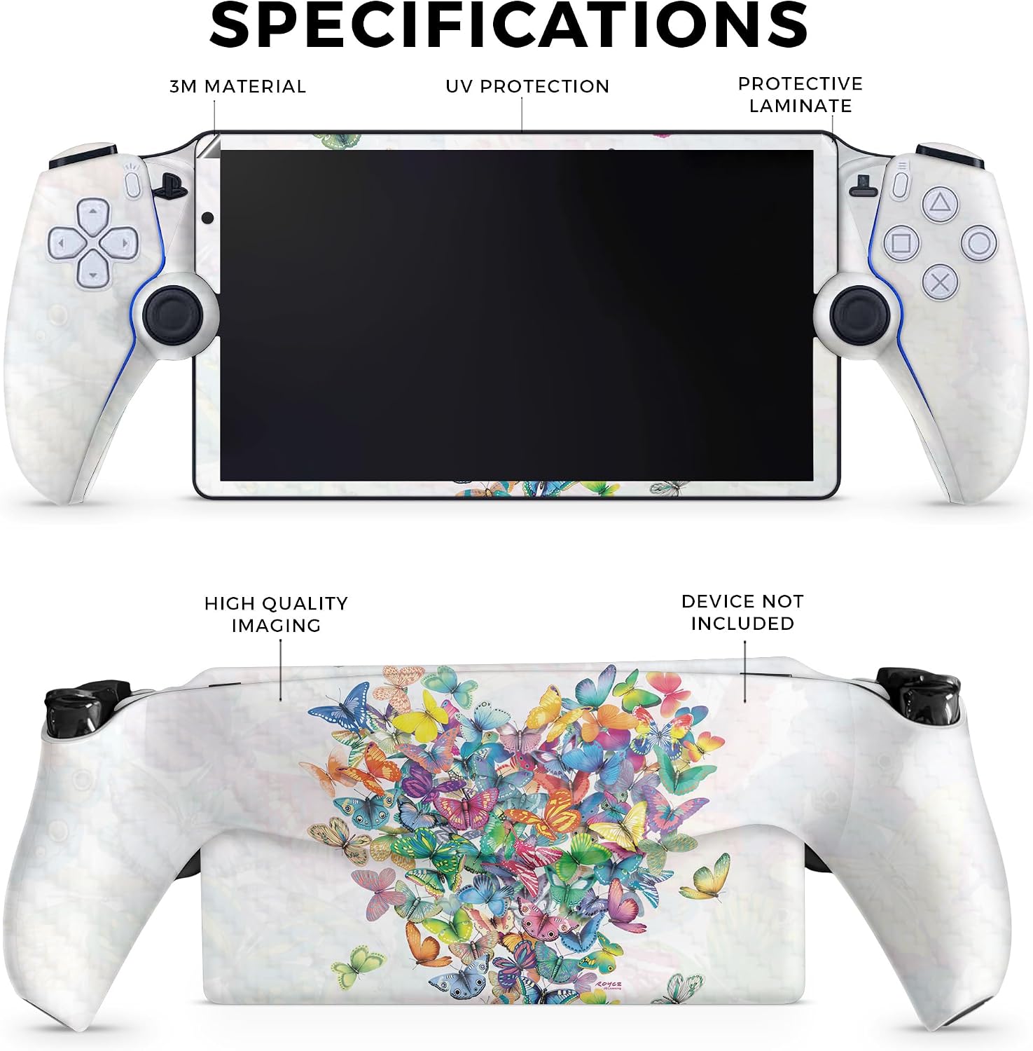 SKIN DE VINILO CARBON FIBER PARA PS5 PORTAL REMOTE PLAYER WILDHEART - 2