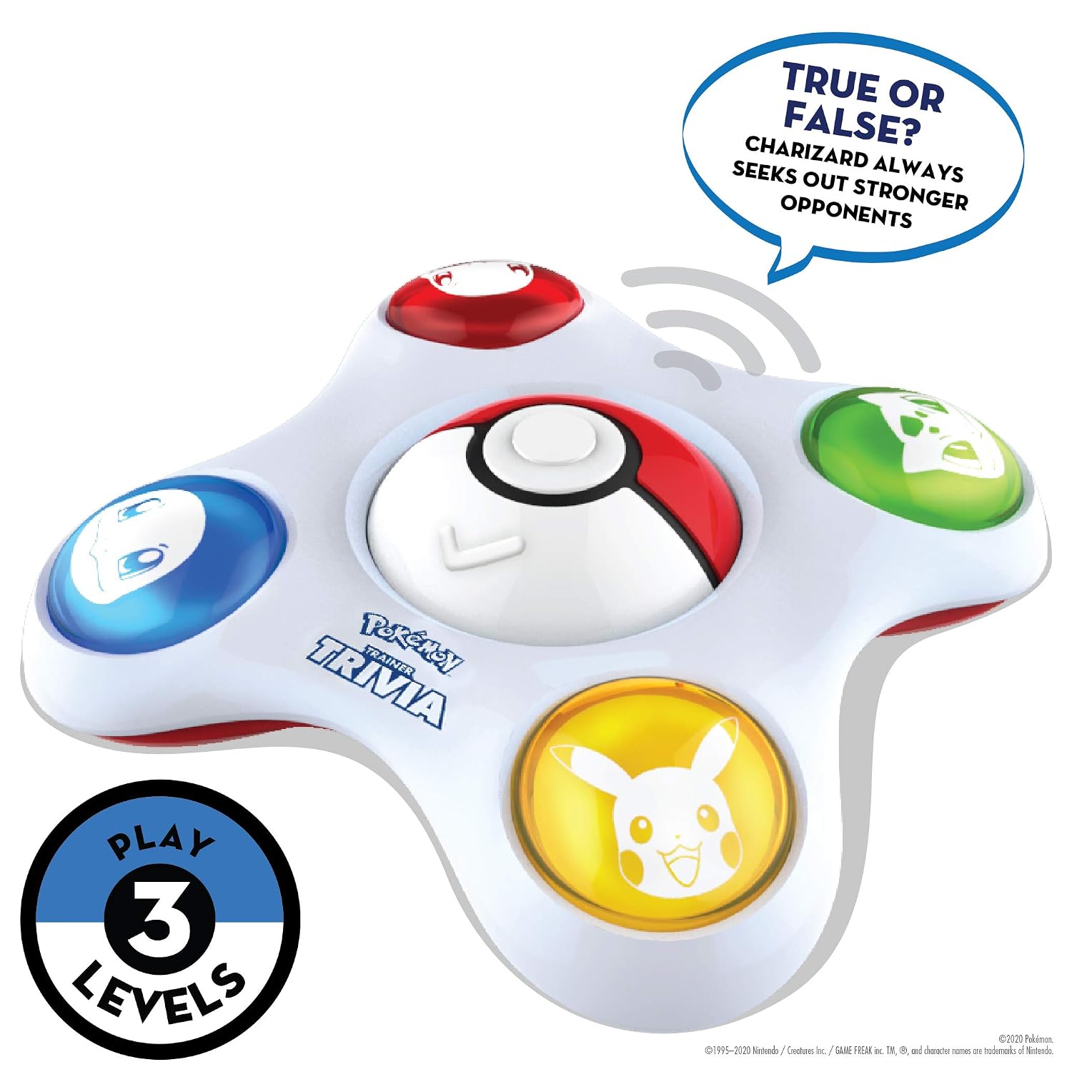 JUEGO DE MESA POKÉMON TRAINER TRIVIA CON 1000 PREGUNTAS - 4