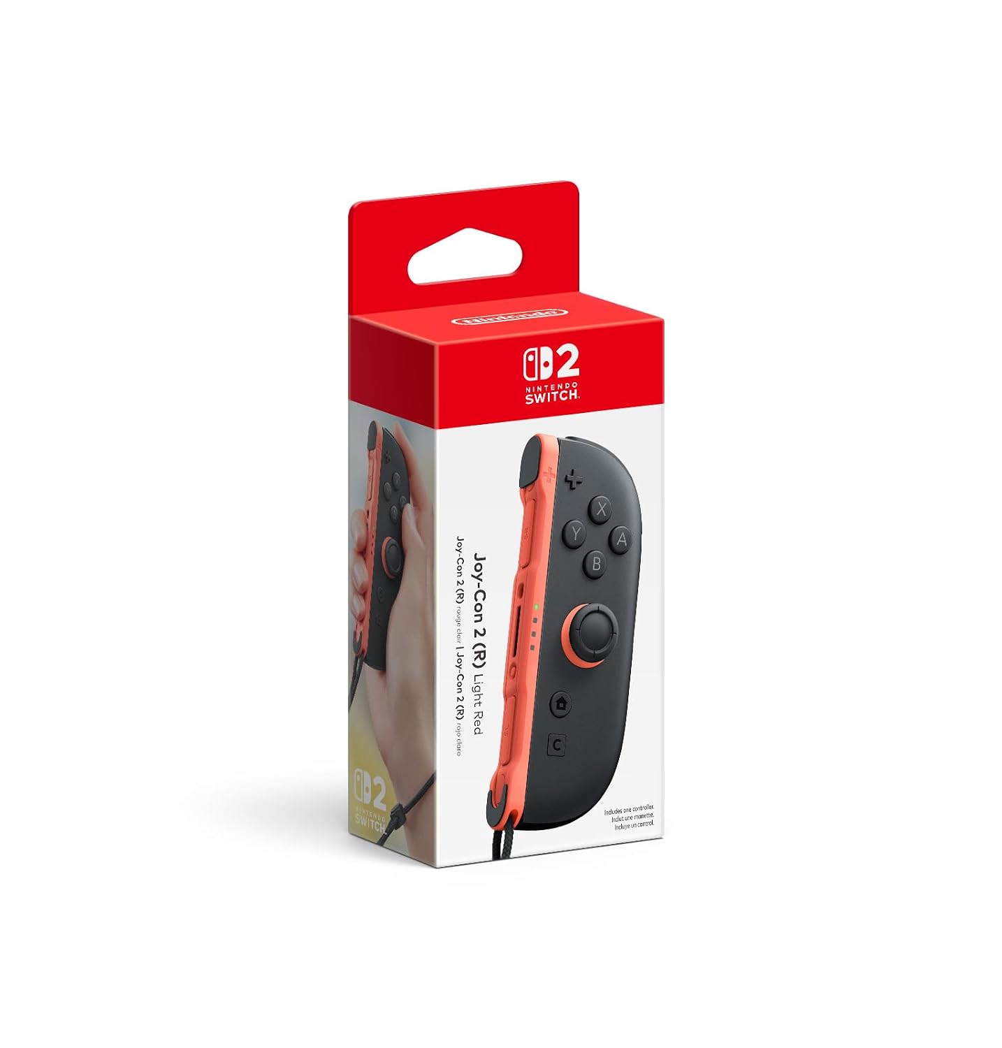CONTROL JOY-CON 2 (R) NINTENDO SWITCH 2 ROJO CLARO - 1
