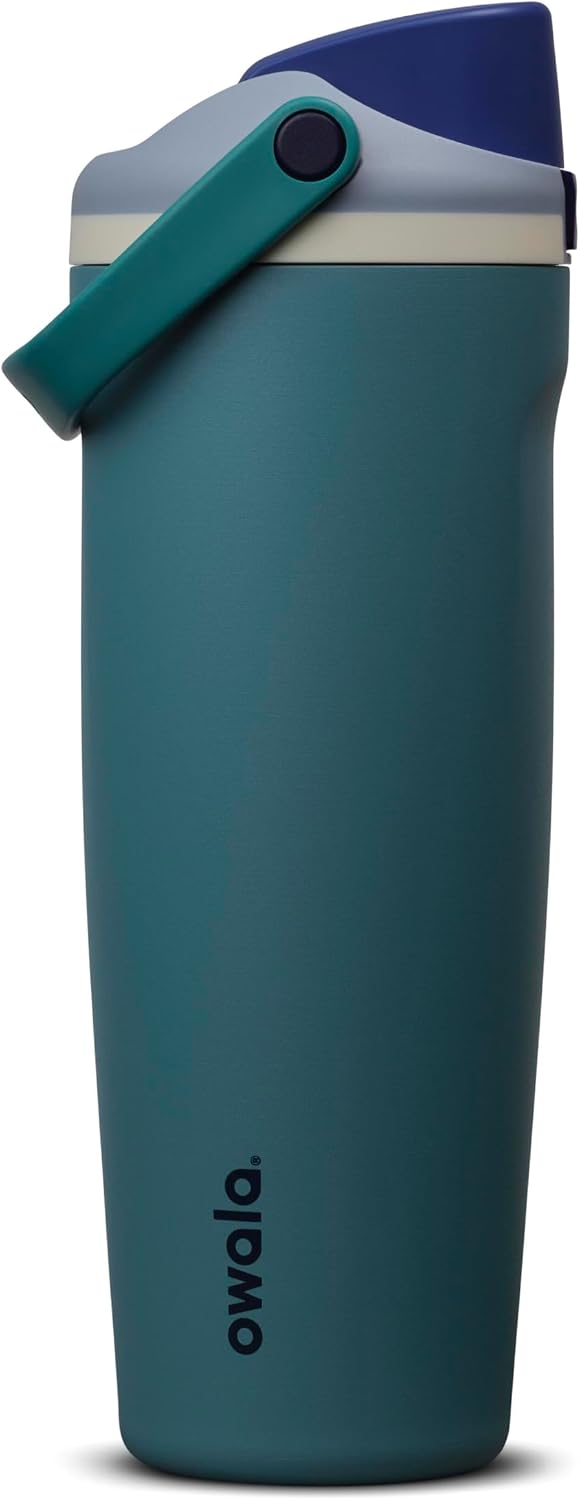 BOTELLA DE AGUA OWALA FREESIP SWAY ACERO INOXIDABLE 30 OZ DENIM - 1