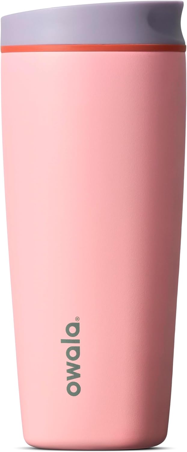 VASO TÉRMICO OWALA SMOOTHSIP SLIDER ACERO INOXIDABLE 20 OZ SUGAR HIGH - 1