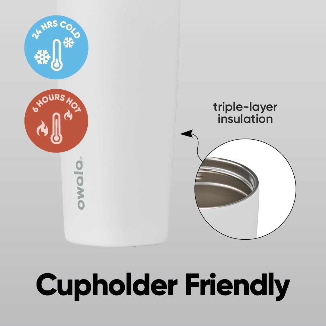 VASO TÉRMICO OWALA SMOOTHSIP SLIDER ACERO INOXIDABLE 20 OZ SUGAR HIGH - 3