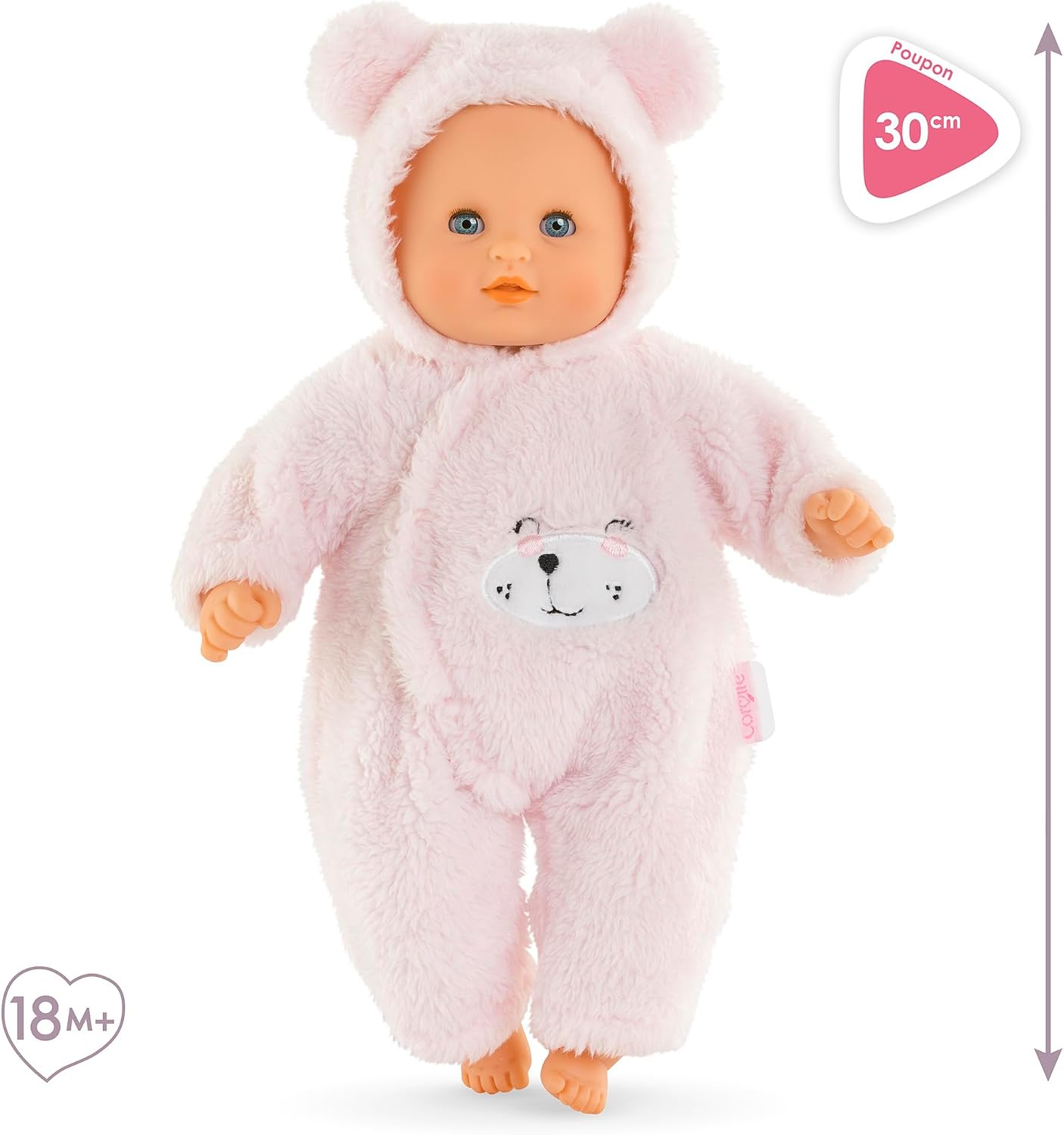MUÑECA BEBÉ COROLLE MY FIRST CUDDLY TEDDY BEAR 12 PULGADAS CON AROMA VAINILLA - 2