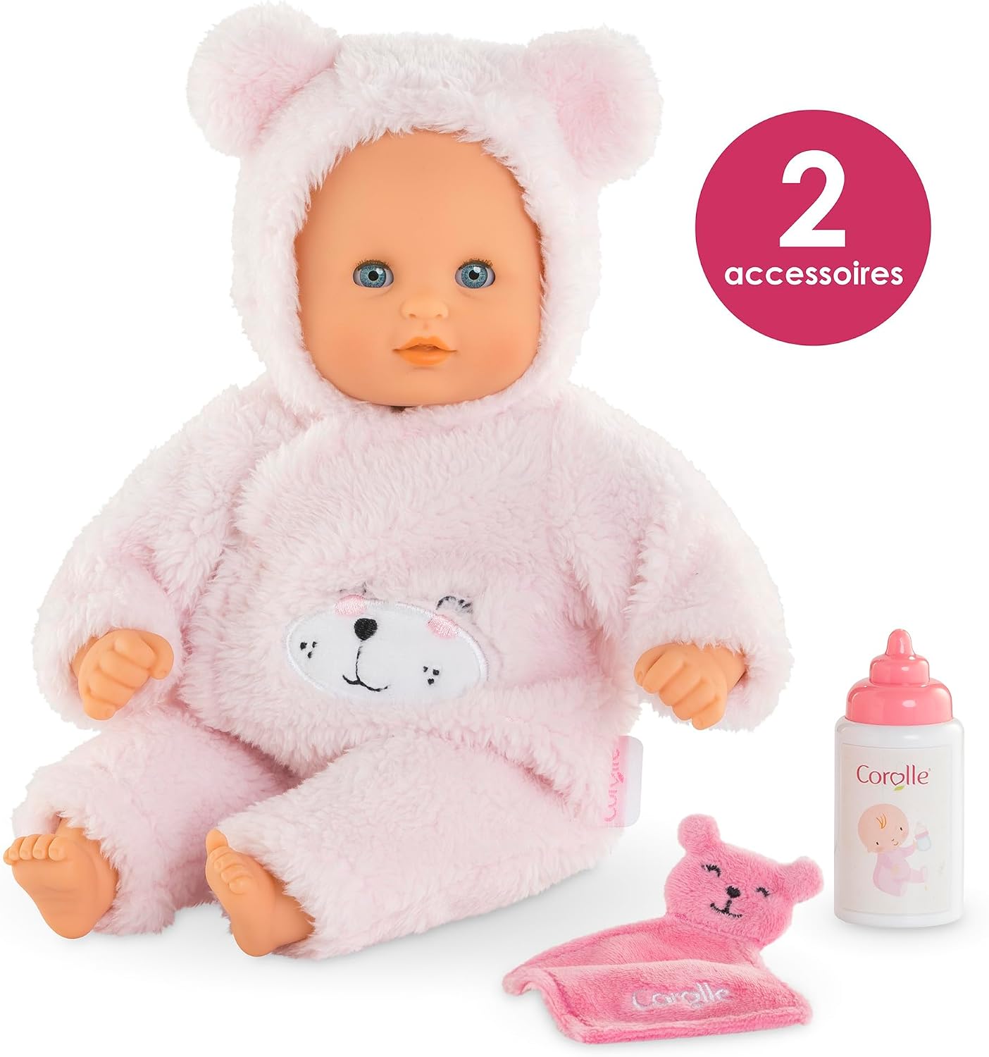MUÑECA BEBÉ COROLLE MY FIRST CUDDLY TEDDY BEAR 12 PULGADAS CON AROMA VAINILLA - 5