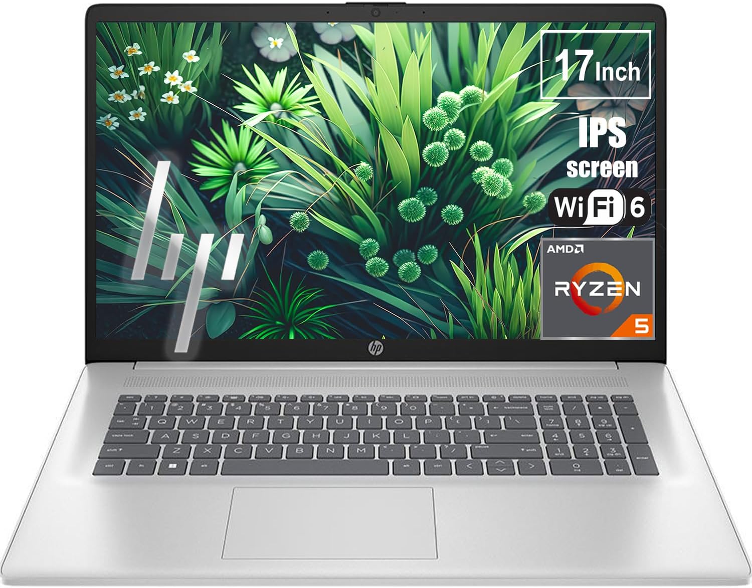 LAPTOP HP 17.3 PULGADAS FHD AMD RYZEN 5 7430U 32GB RAM 2TB SSD WINDOWS 11 PRO - 1