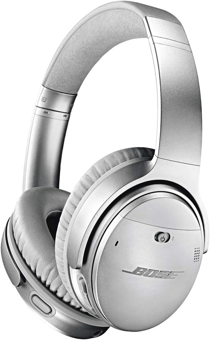 AUDÍFONOS BOSE QUIETCOMFORT 35 II CON CANCELACIÓN DE RUIDO Y BLUETOOTH, COLOR PLATA - 1
