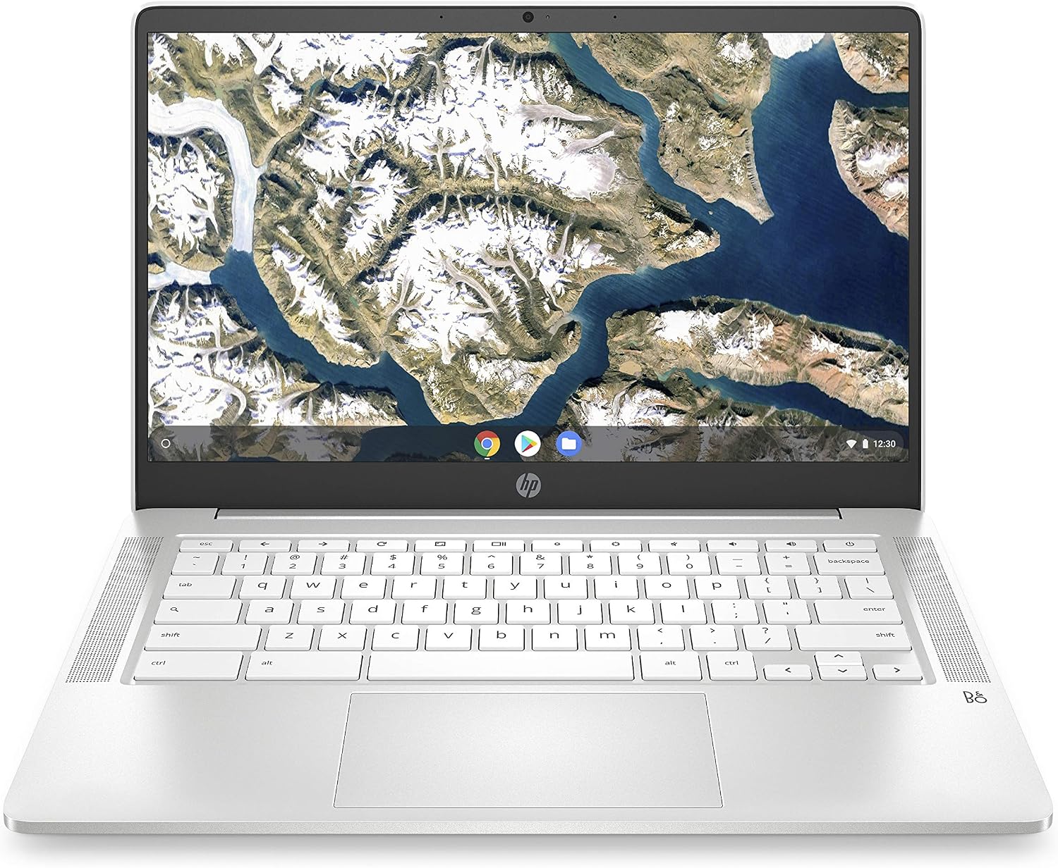 LAPTOP HP CHROMEBOOK 14 PULGADAS FHD INTEL CELERON N4000 4GB RAM 32GB EMMC BLANCO CERÁMICO - 1