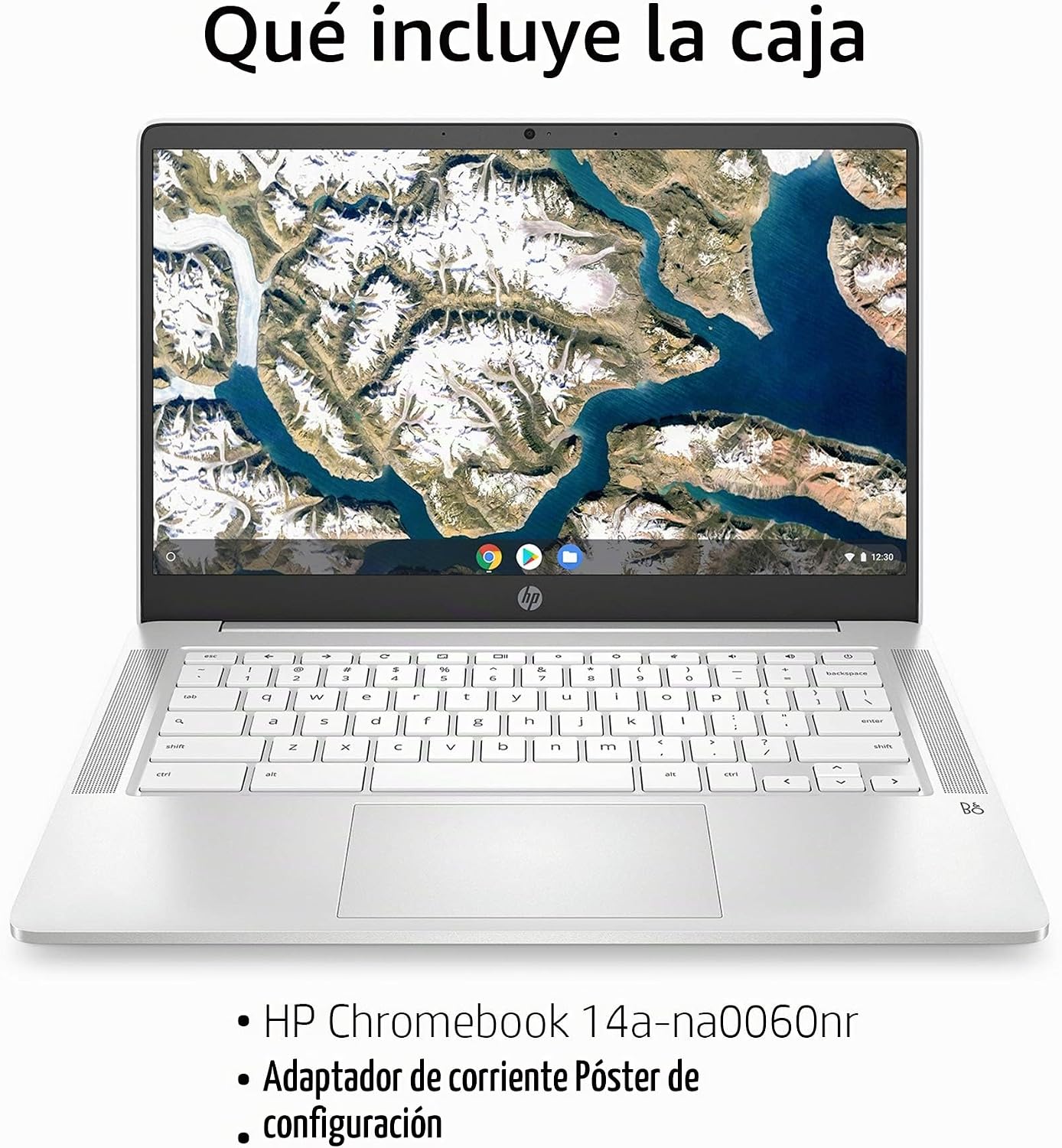 LAPTOP HP CHROMEBOOK 14 PULGADAS FHD INTEL CELERON N4000 4GB RAM 32GB EMMC BLANCO CERÁMICO - 5