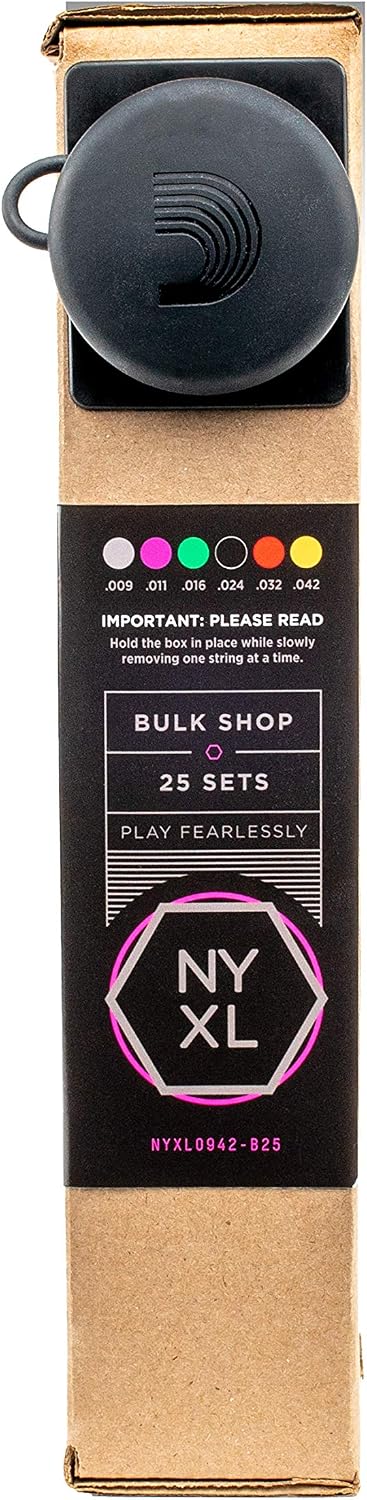 CUERDAS PARA GUITARRA ELÉCTRICA D'ADDARIO NYXL 09-42, PACK DE 25 JUEGOS - 2