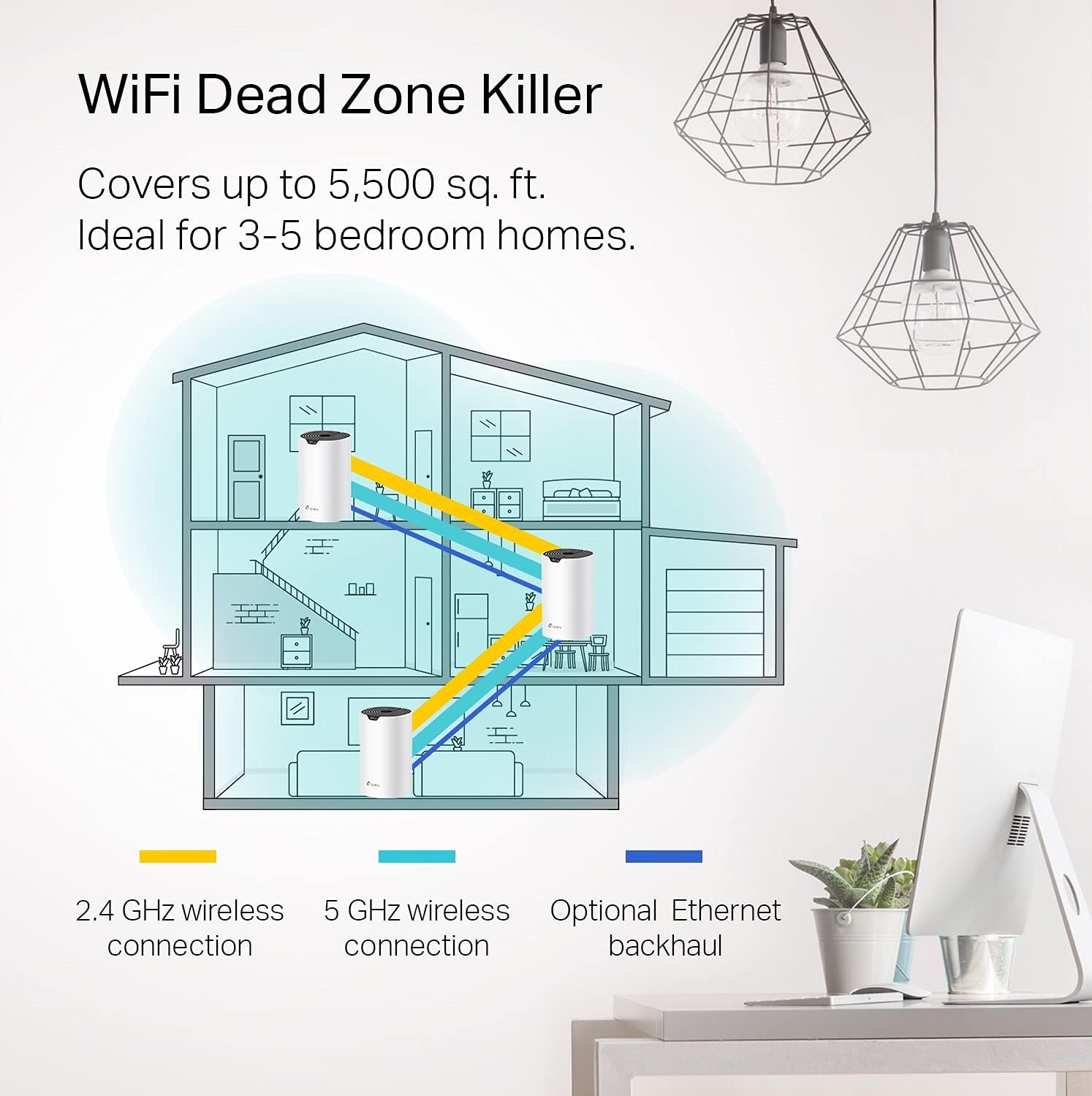 ROUTER MESH TP-LINK DECO S4 AC1900 WIFI SYSTEM 3 UNIDADES - 2