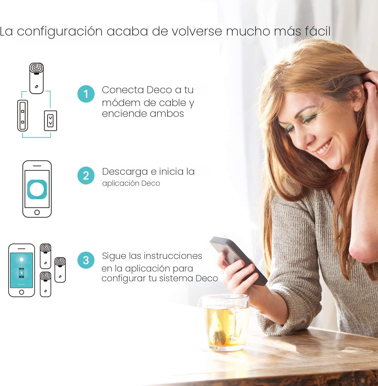 ROUTER MESH TP-LINK DECO S4 AC1900 WIFI SYSTEM 3 UNIDADES - 5