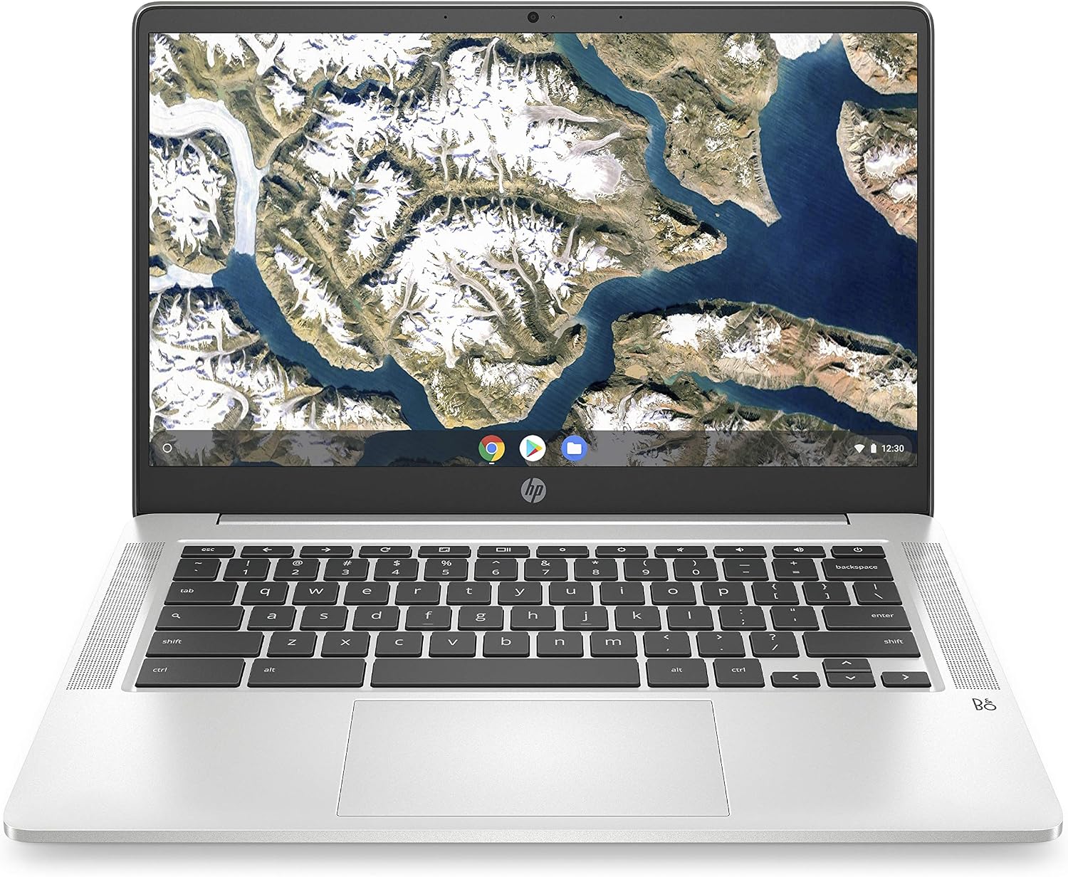 LAPTOP HP CHROMEBOOK 14 PULGADAS FHD INTEL CELERON N4000 4GB RAM 32GB EMMC MINERAL SILVER - 1