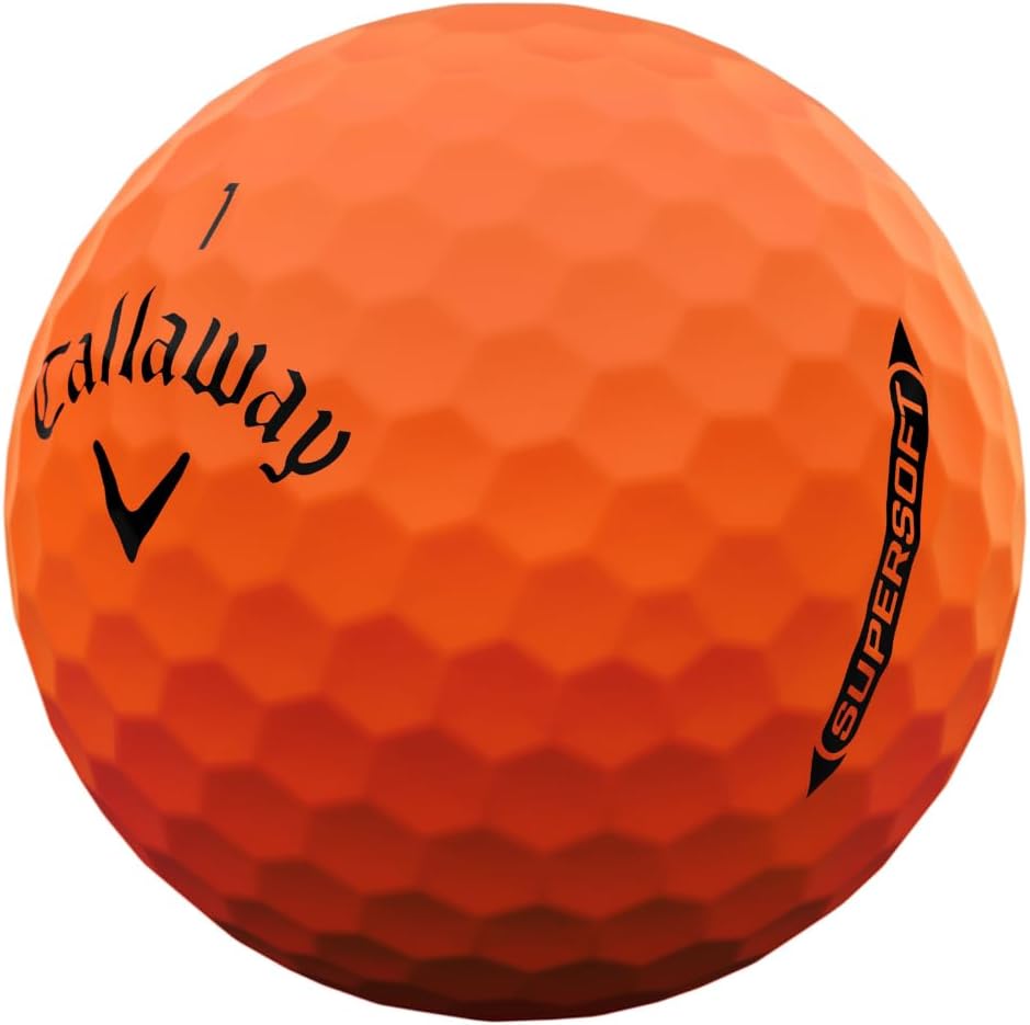 PELOTA DE GOLF CALLAWAY SUPERSOFT 2025 NARANJA MATE - 3