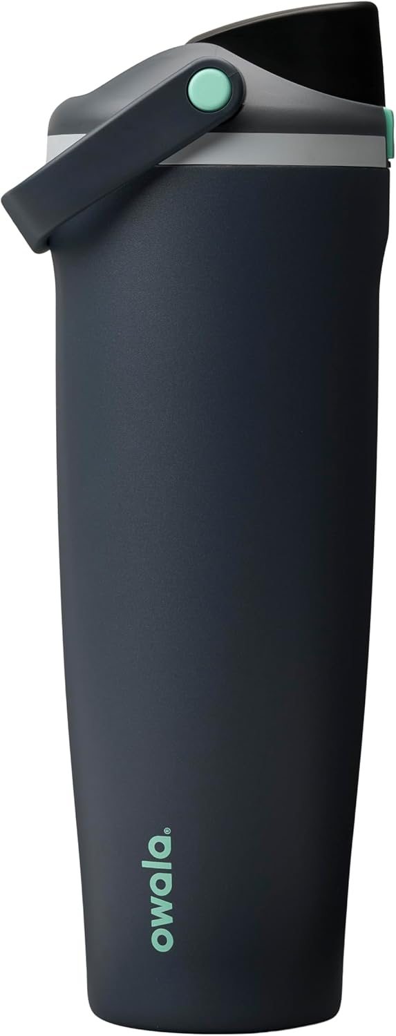 BOTELLA DE AGUA OWALA FREESIP SWAY ACERO INOXIDABLE 40 OZ FOGGY TIDE - 1