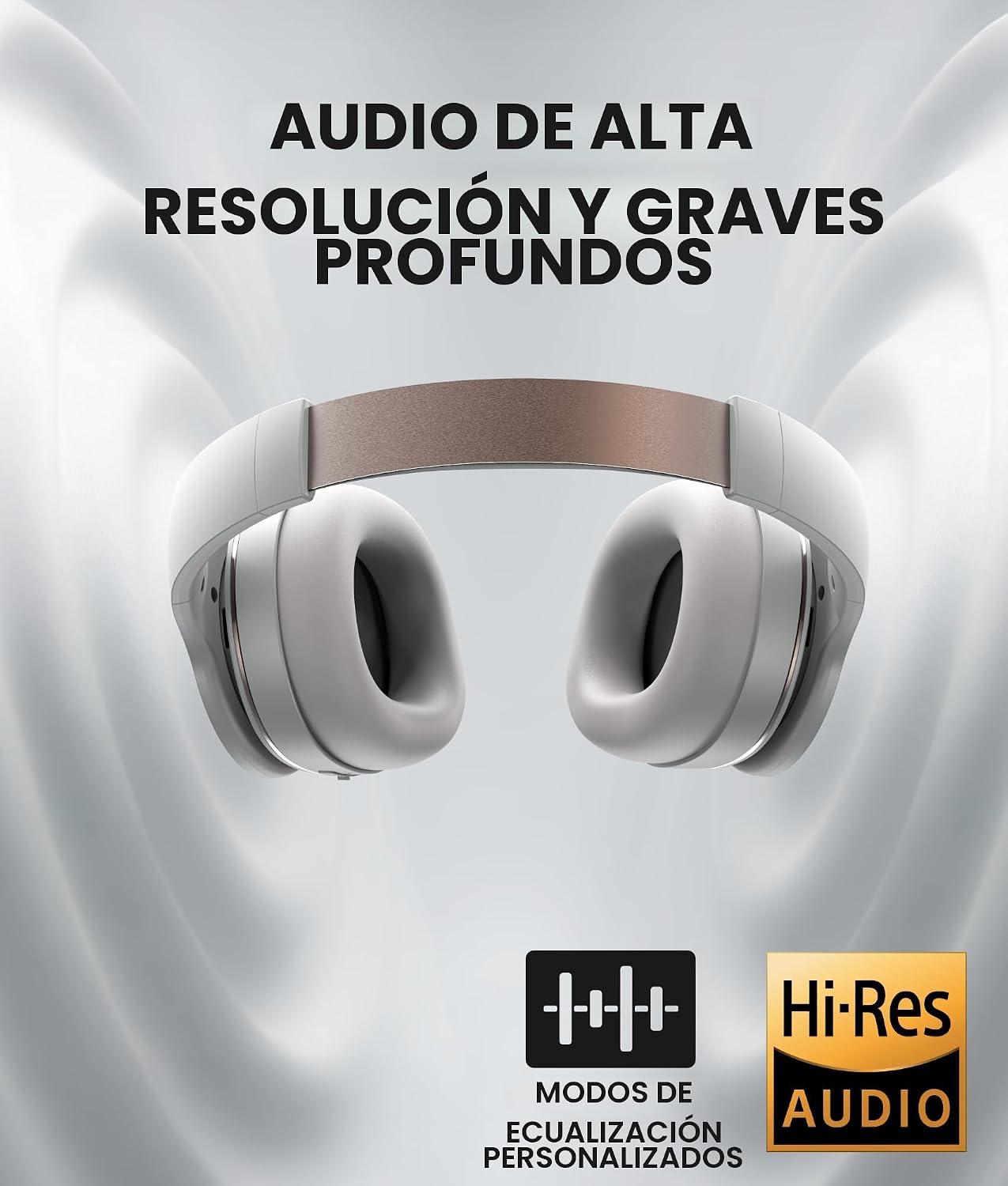 AUDÍFONOS CLEER ENDURO ANC CON CANCELACIÓN DE RUIDO, GRIS CLARO - 2